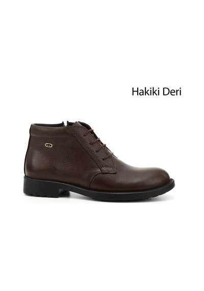 Gönderi(R) Gönderi R Erkek Kahve Floter Fermuarlı Hakiki Deri Klasik Bot Dkmb75401204