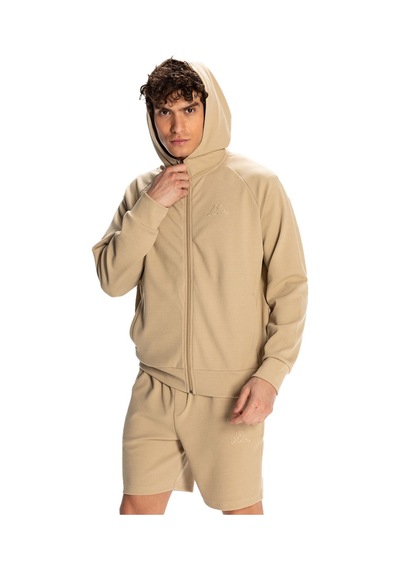 Kappa Tolgana Full Zip Erkek Bej Sweatshirt 38221vw-w6f 001