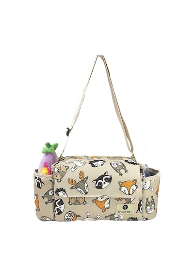 Xmlbayiciniz Brandbaby 217 Anne Ve Bebek Bakım Çantası/araba Çantası Krem Çok Renkli