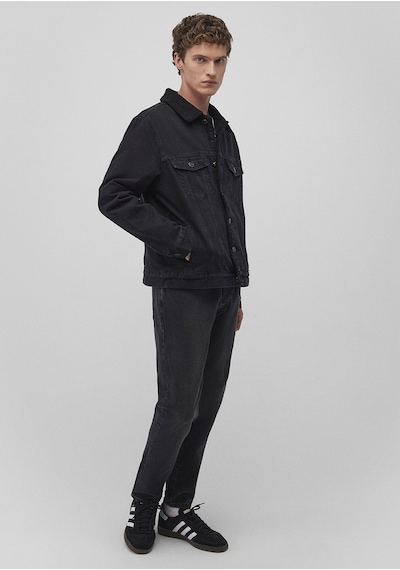 Mavi - Zander Classic Denim Antrasit Suni Kürklü Jean Ceket 0111214-89117 Siyah Mavi - Zander Classic Denim Antrasit Suni Kürklü Jean Ceket 0111214-89117 Siyah