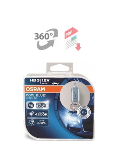 9005 Cbı 12v Ampül Coolblue 20 Beyaz Tkm Fi Kutu Tkm