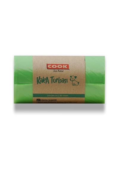 Cook Kaka Torbası Taşıma Aparatı, 30'lu Kaka Torbası Hediye 2li Paket