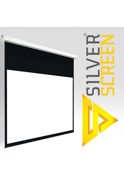 240X200 Silverscreen Marka Kumandalı Motorlu Projeksiyon Perdesi