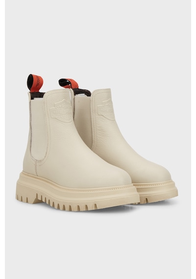 Harley Davidson Mourir Hakiki Deri Bot Kadın Bot 026z100031 Ctn Beige Deri