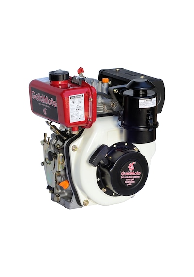 Goldmoto Gm170fe-g5 Dizel Motor 5 Hp İpli Ve Marşlı Krank Mili Konik Ve Kamalı