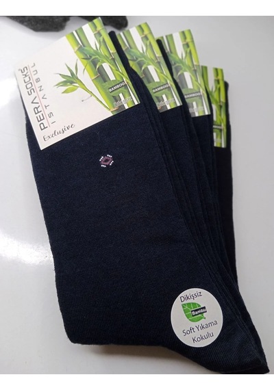 Pera Socks 12 Çift Bambu Soket Çorap Karışık Renk Gri, Siyah, Lacivert Gri - Lacivert - Siyah Pera Socks 12 Çift Bambu Soket Çorap Karışık Renk Gri, Siyah, Lacivert Gri - Lacivert - Siyah