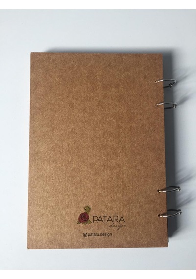 PATARA DESİGN FRIDA KAHLO  14*20 KRAFT DEFTER- ÇİZGİSİZ NOT DEFTE