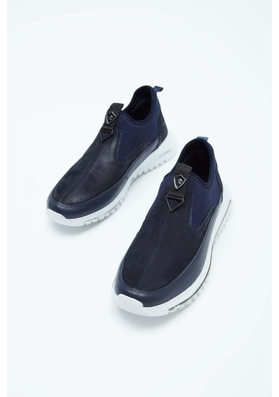 Tamer Tanca Erkek Hakiki Deri Lacivert Sneakers & Spor Ayakkabı 381 17469 Erk Ayk Y23 Lacıvert Lacivert