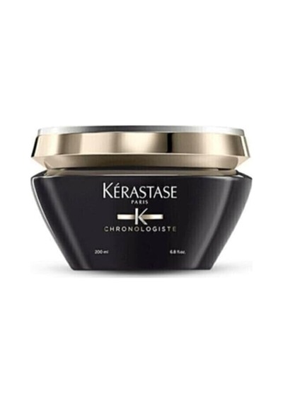 Tr Kerastase Chronologiste Saç Bakım Maskesi, 200ml, Tüm Saç Tipleri Çiçekli Siyah