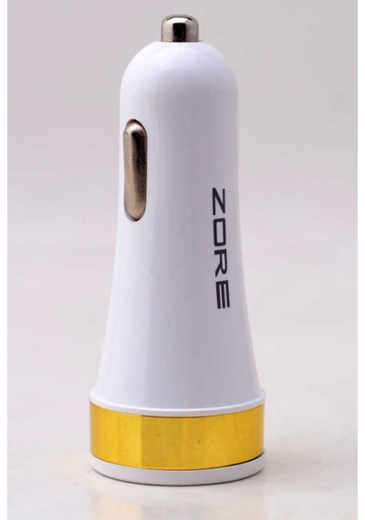 Ardemix 3 Usb Li 2 İn 1 Micro Araç Şarj Seti 3000 Mah - Beyaz Beyaz