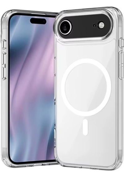 Apple Uyumlu iPhone 17 Air İçin Magsafe Özellikli Şeffaf Kılıf Şeffaf