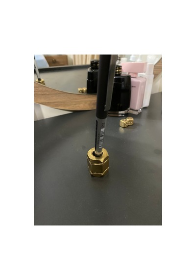 Pirinç Kalem Tutucu Gold