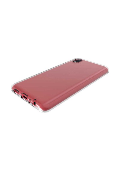Samsung Uyumlu Galaxy A01 Core Kılıf Şeffaf Silikon Hibrit Case Renksiz