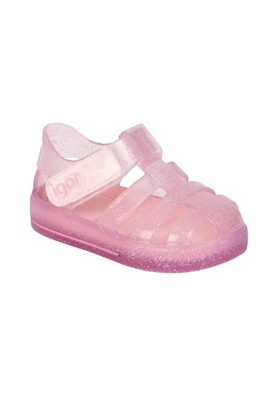 Igor İgor S10265 Star Glitter Plaj Havuz  Kız Çocuk Deniz Sandaleti Pe Pembe
