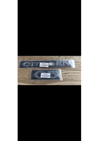 Citroen Bagaj Yazısı 2003 Ve Sonrası C5 Yazısı Citroen Arka Bagaj Yazısı Takım Logo Krom 3m 3d
