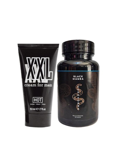 Hotxxl 50 Ml Erkeğe Hacimdestek Kremi + Siyahkobra Erkeğe Katılık