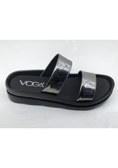 Voga 1761 Platin Rugan Comfort Casual Bayan Terlik 001