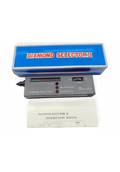 Diamond Selector Iı - Profesyonel Elmas Pırlanta Ve Taş Test Cihazı Neworg Kalitesi İle Hassas Ölçüm Gri - Siyah