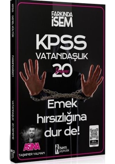 2024 KPSS Aşina Vatandaşlık 20 Deneme - Taşkıner Yalman - İSEM Yayıncılık