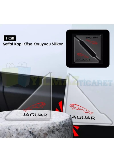 Jaguar Logo Kapı Kenar Köşe Koruyucu Çarpma Çizilme Önleyici