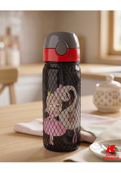 500 Ml Pipetli Su Matarası Çok Renkli