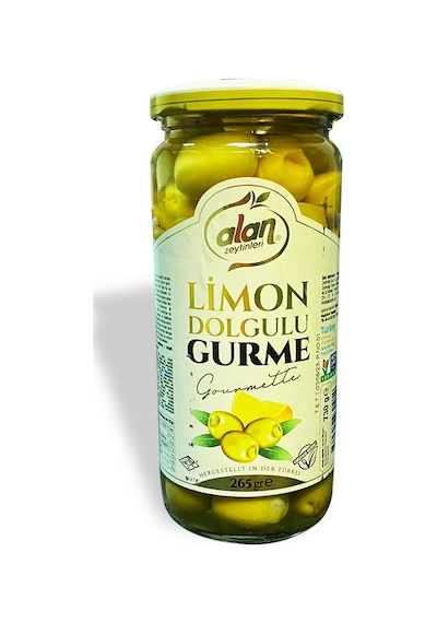 Alan Limon Dolgulu Gurme Zeytin 265Gr