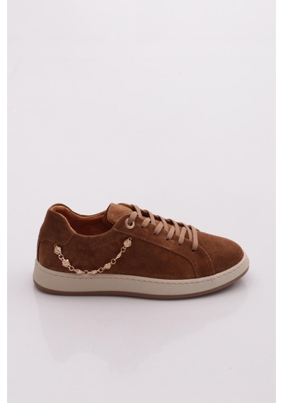 Dgn 26027 Kadin Comfort Ayakkabi Camel Süet
