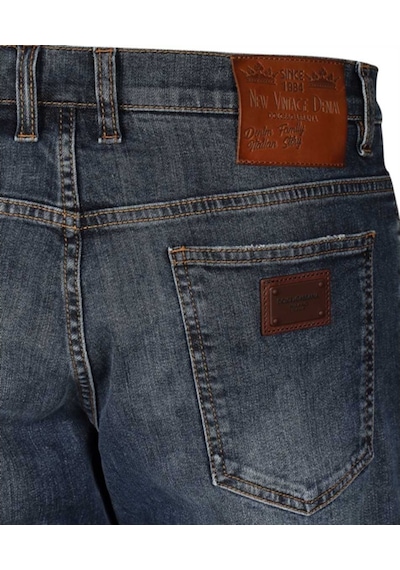 Dolce & Gabbana Dolce&Gabbana Jean Erkek Şort Gy4Jed Mavi