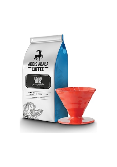 Addis Ababa Lemmu Blend Filtre Kahve 225 G + V60 Dripper