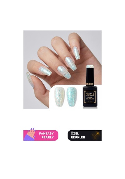 Misyul Uv Led Kalıcı Oje Nail Art 15 Ml Fantasy Pearly P01