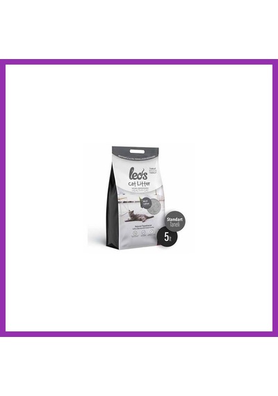 Leos Cat Litter Grey Aktif Karbonlu Bentonit Kedi Kumu 2x5 Lt Bty