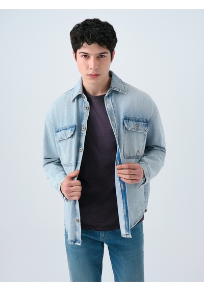 Lf2039699 Gömlek U.kol Denim