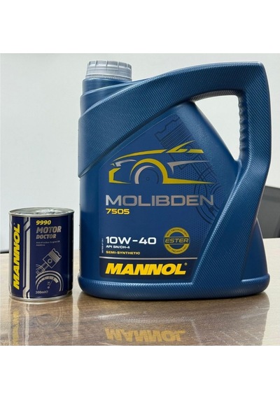 Motorx 10W40 Molibden Takviyeli Yüksek Performanslı 5L Motor Yağı + Etkili Duman Kesici Motor Katkısı