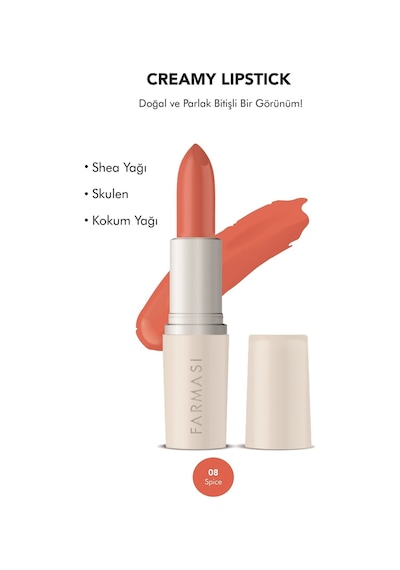 Farmasi Farmasi Creamy Lipstick 08 Spice
