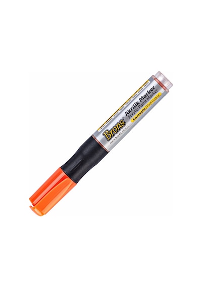 Brons Akrilik Marker Kalem Turuncu Br-4017