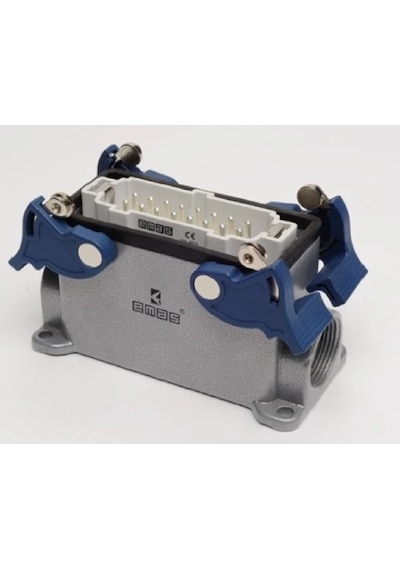 Emas Ebm16fd14 ,16-pin Kilitli/pano Makine Fiş