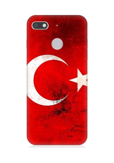 General Mobile Gm 8 Go Uyumlu Türk Bayrağı Desenli Silikon Kılıf