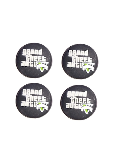 Gta 5 Desenli Sony Ps5/ps4/ps3 Uyumlu Analog Koruyucu Silikon Pad