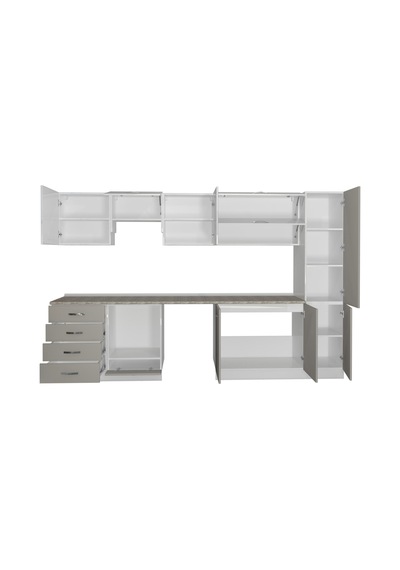 Decoraktiv Elite 325yq Ankastre Fırın Modüllü Mdf Hazır Mutfak Dolabı - Tezgah Dahil - Kumtaşı - Beyaz Bej Decoraktiv Elite 325yq Ankastre Fırın Modüllü Mdf Hazır Mutfak Dolabı - Tezgah Dahil - Kumtaşı - Beyaz Bej