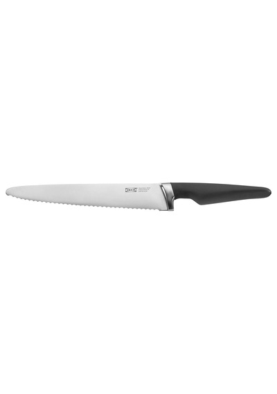 Ikea Vörda Ekmek Bıçağı 23 Cm Krom - Siyah Çok Renkli