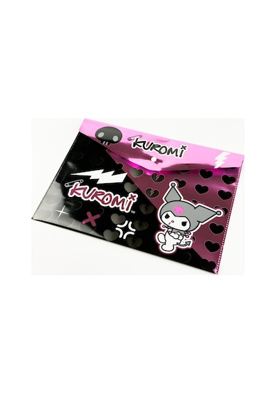 Hello Kitty Kuromi Lisanslı A4 Çıt Çıtlı Evrak Dosyası Okul Alışverişi, Kırtasiye Çıt Çıt Dosyalık - Bgakuromidosya003 Çok Renkli