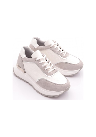 Dgn 81185 Kadin Sneaker Ayakkabi Beyaz