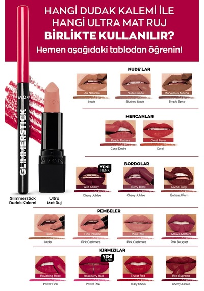 Avon Glimmerstick Dudak Kalemi Simply Spice