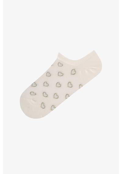 Penti Cute Hearts 3lü Sneaker Çorabı Gri Soft Multi