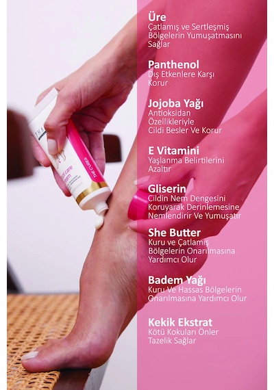 Thalia Jojoba Yağı İçerikli Onarıcı Ayak Çatlak Bakım Kremi 75 ML