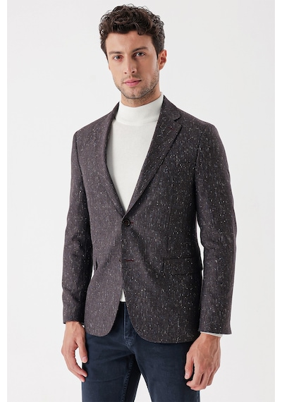 İmza Bordo Desenli Mono Yaka Astarlı Çift Yırtmaç 6 Drop Slim Fit Dar Kesim Klasik Ceket 1002235132-bordo Bordo İmza Bordo Desenli Mono Yaka Astarlı Çift Yırtmaç 6 Drop Slim Fit Dar Kesim Klasik Ceket 1002235132-bordo Bordo