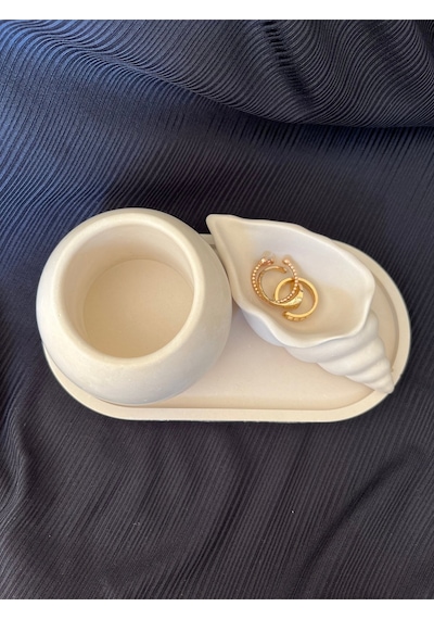 Bernami Biblo Pinterest Dekoratif Deniz Kabuğu Ve Oval Saksı Objesi 3 Lü Set Salon Objesi Banyo Objesi Dekor