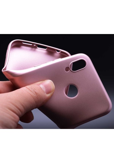 Huawei P20 Lite Kılıf Zore Premier Silikon Kapak Rose Gold