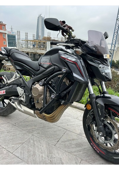 Honda Cb650f 2015 2018 Uyumlu Ön Koruma Demiri Siyah