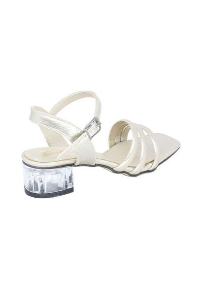 Trendyshose 04033 Şeffaf 3Cm Topuk Kadın  Ayakkabı